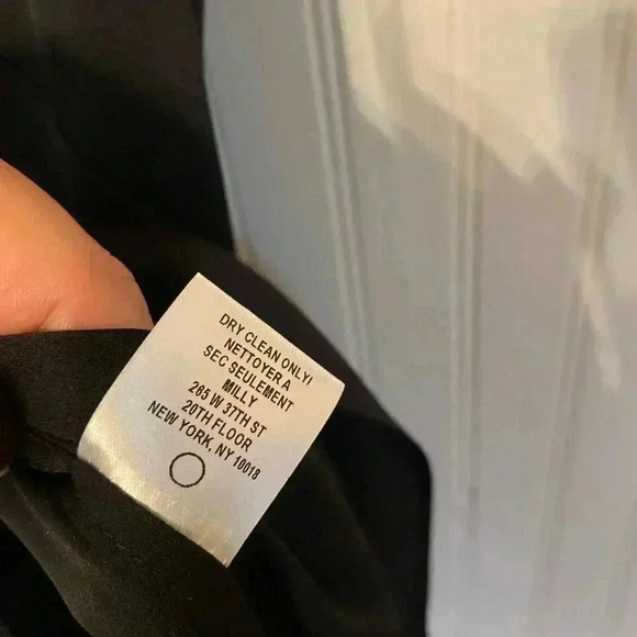 MILLY Side tie Sleeveless Silk Blouse - Picture 6 of 8